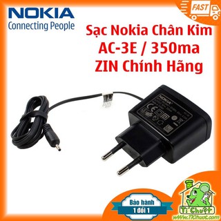 Sạc Nokia Chân Kim Chuôi Nhỏ Cho Điện Thoại Nokia E72, 6300, 1280, 5310, E71, E72, E33....Các Thứ