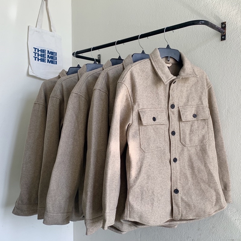 HÀNG SẴN - Áo khoác - Áo flannel - xuất dư - hàng chuẩn ZR - The mei
