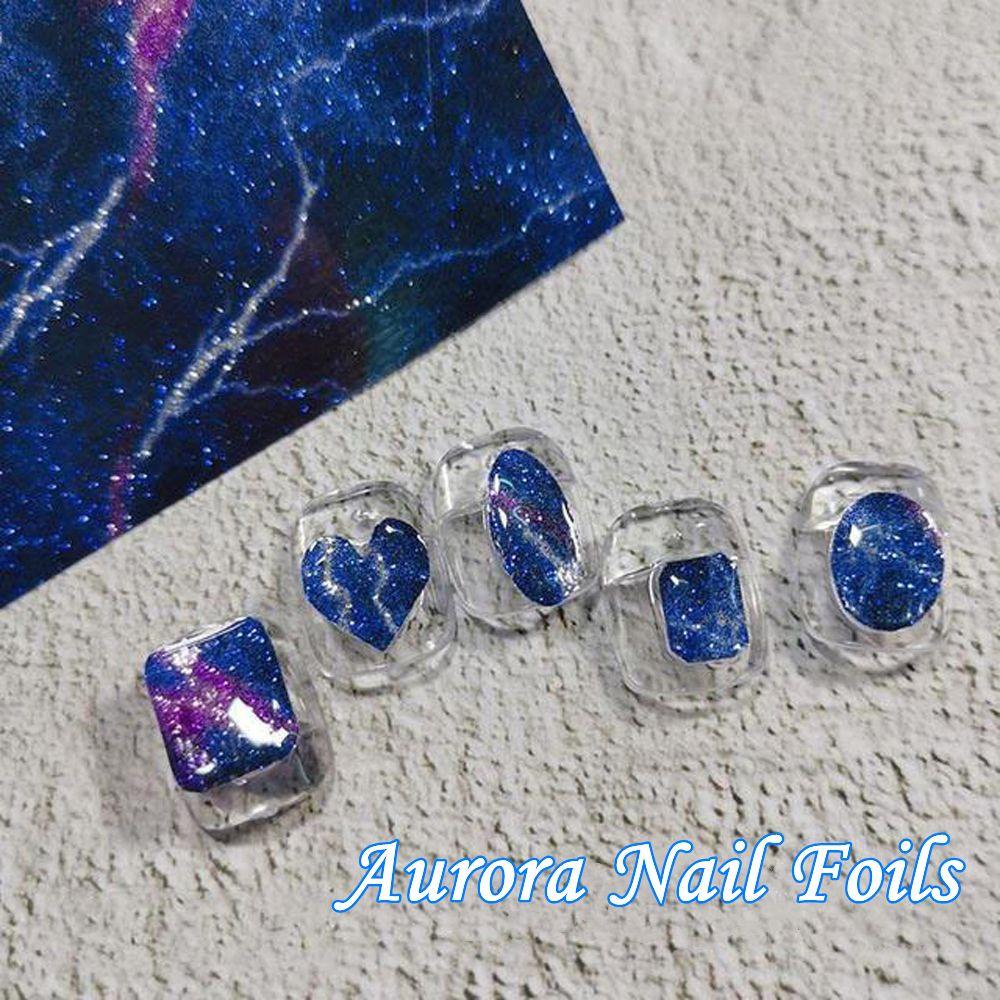 Giấy Dán Móng Tay 3D Màu Sắc Gradient Dành Cho Nữ