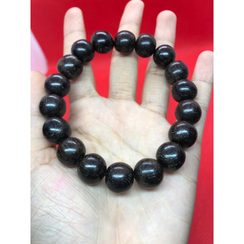 Vòng đeo tay trầm hương INDO thơm vĩnh viễn size từ 10-20li