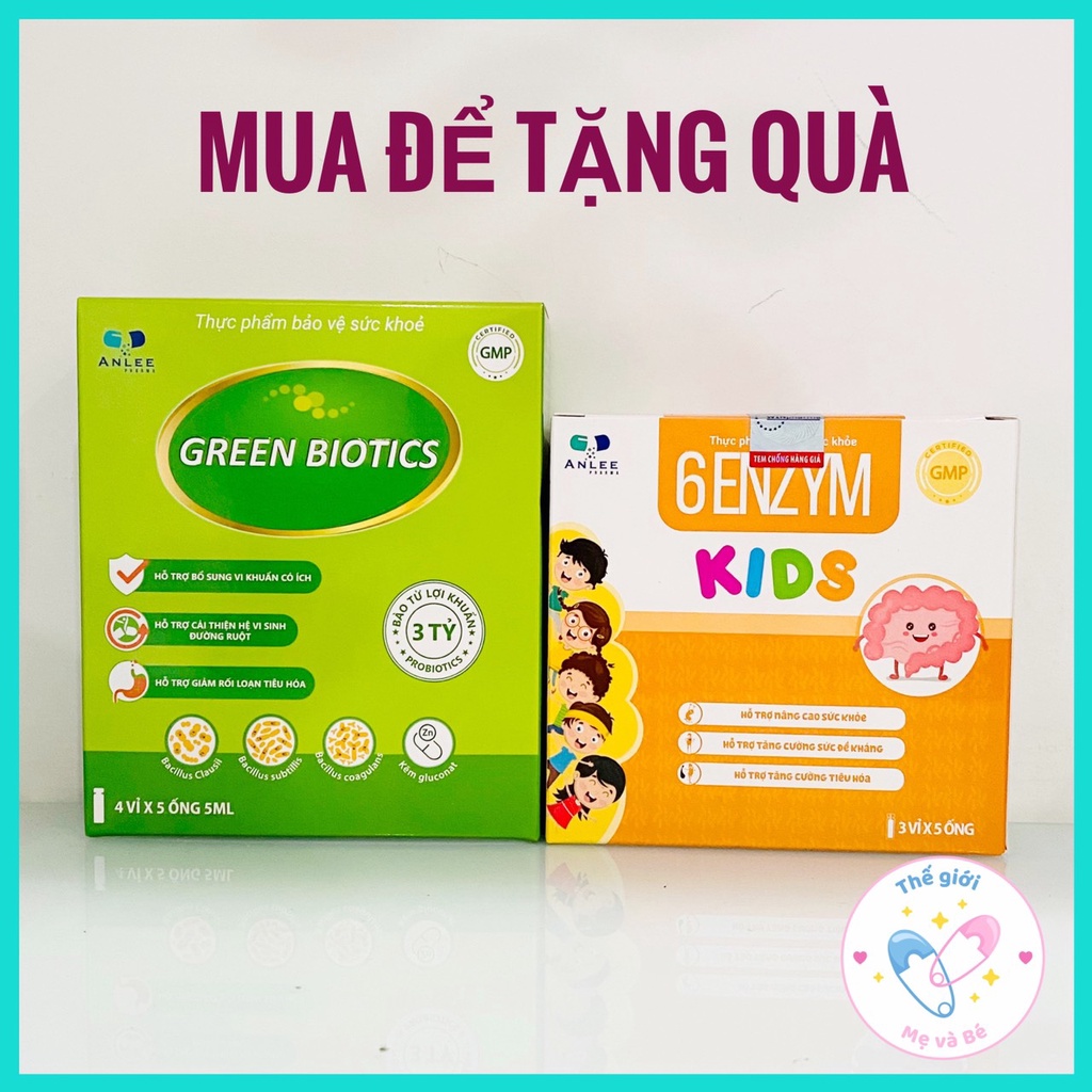 6ENZYM KIDS - GREEN BIOTICS - Tăng cân, tăng đề kháng, ăn ngon