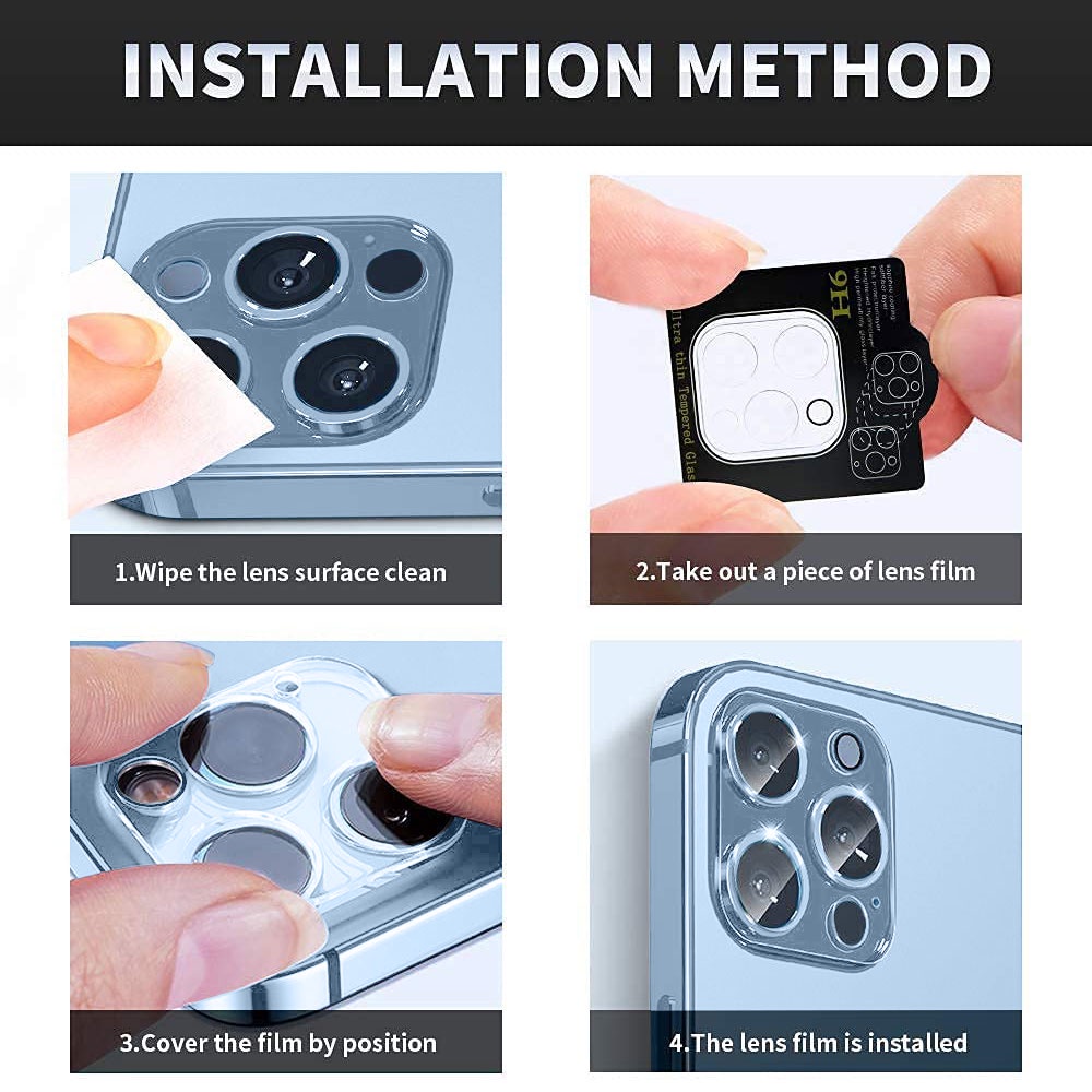 Kính Cường Lực Bảo Vệ camera Sau Cho iphone 15 14 13 12 11 pro max plus