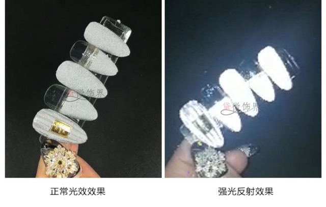 BỘT RẮC PHẢN QUANG TRANG TRÍ MÓNG