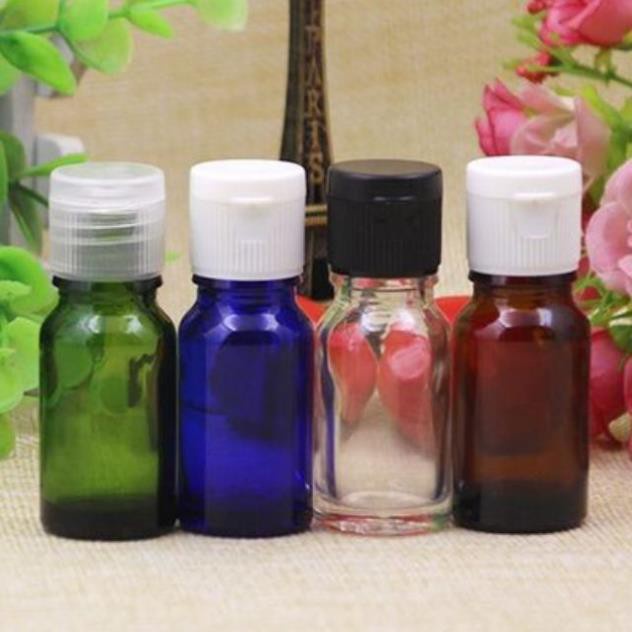 Chai Chiết Mĩ Phẩm ❤ SIÊU RẺ ❤ Chai nắp bật thủy tinh 5ml,10ml nâu,trong , phụ kiện du lịch