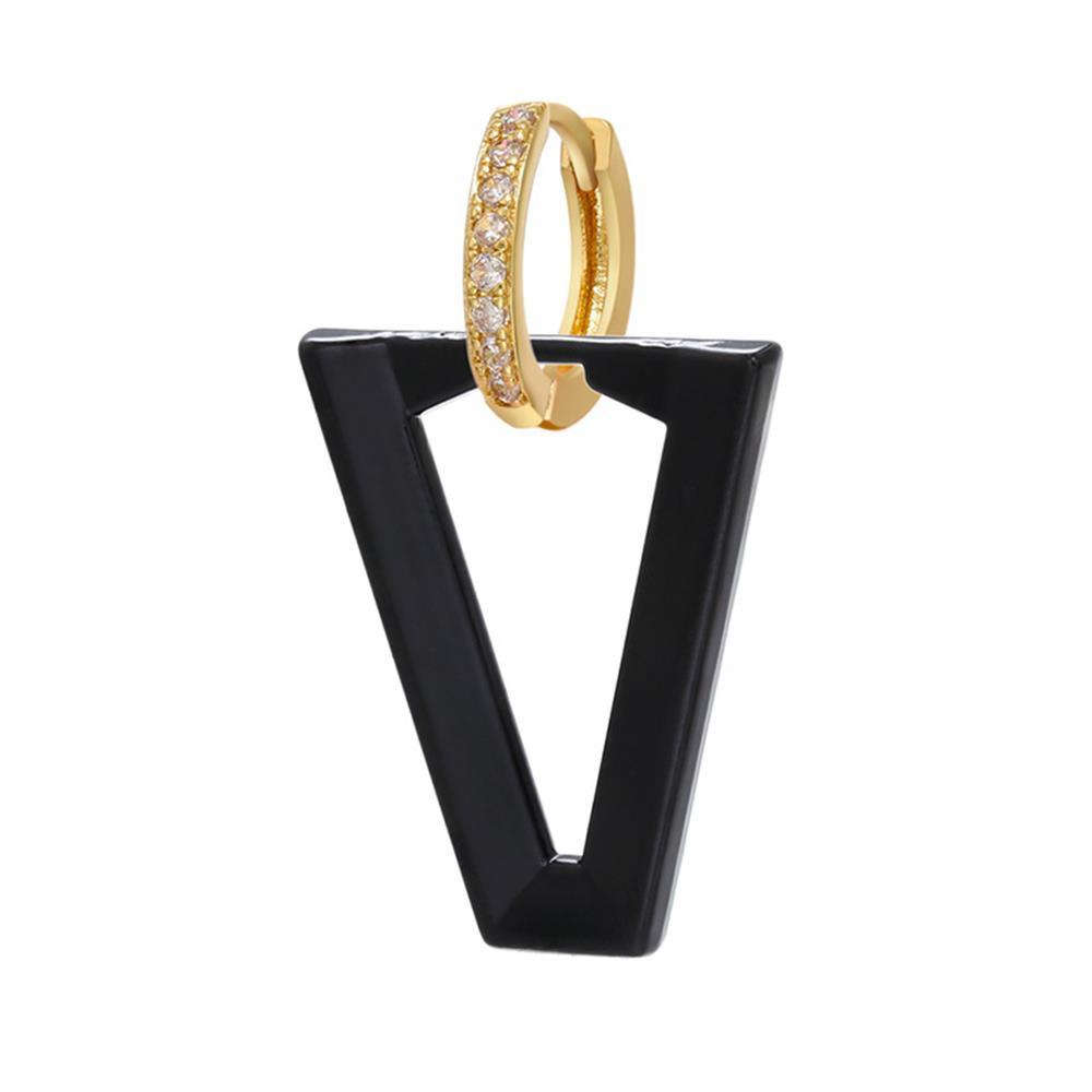 MOILYVN 1 Khuyên Tai Lủng Lẳng Đính Hôn Màu Trắng CZ Cho Nam Và Nữ