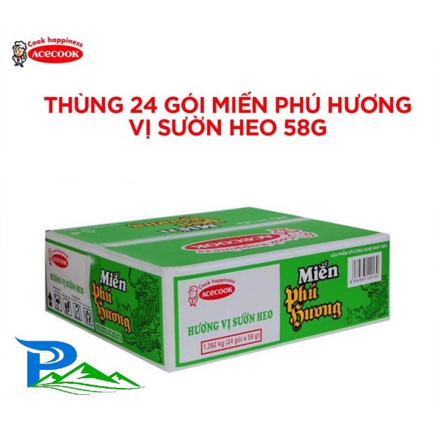 Miến Phú Hương Sườn heo thùng 24gói