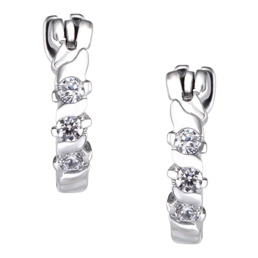 Bông tai Bạc đính đá CZ PNJSilver XM00K000099