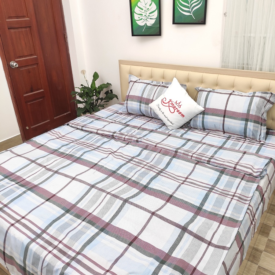 Bộ Chăn ga gối 4 món cotton 908 Shop Kingroom chuyên ga giường , bọc nệm | BigBuy360 - bigbuy360.vn
