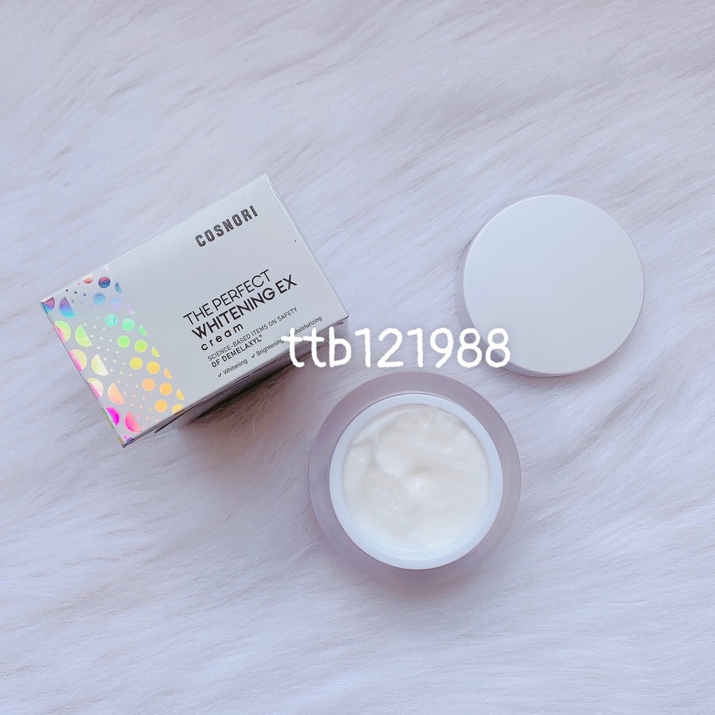 Kem Mặt Cosnori Perfect Whitening Ex Cream 50ml - hũ