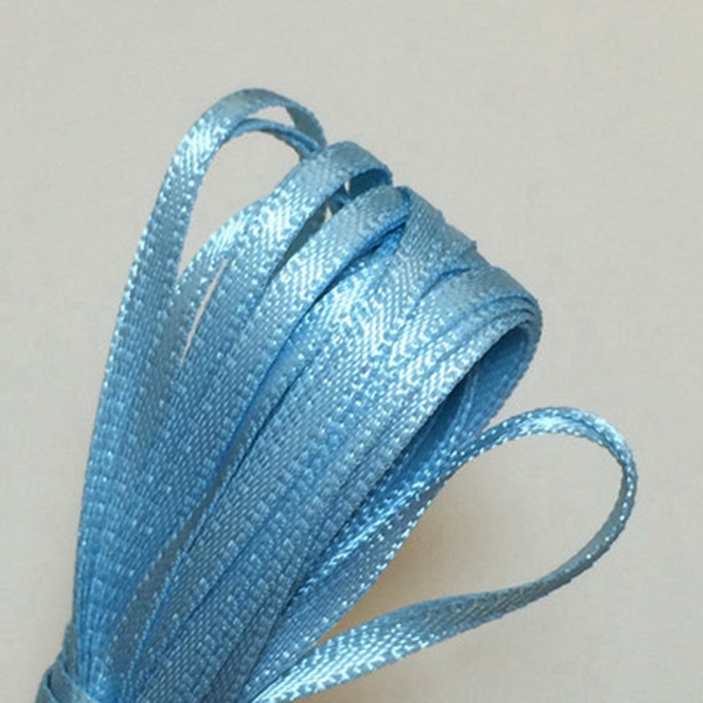 Cuộn dây ruy băng bằng lụa rộng 3mm dài 5m có 13 màu dùng trang trí sổ tay / thiệp cưới / làm quần áo cho búp bê DIY