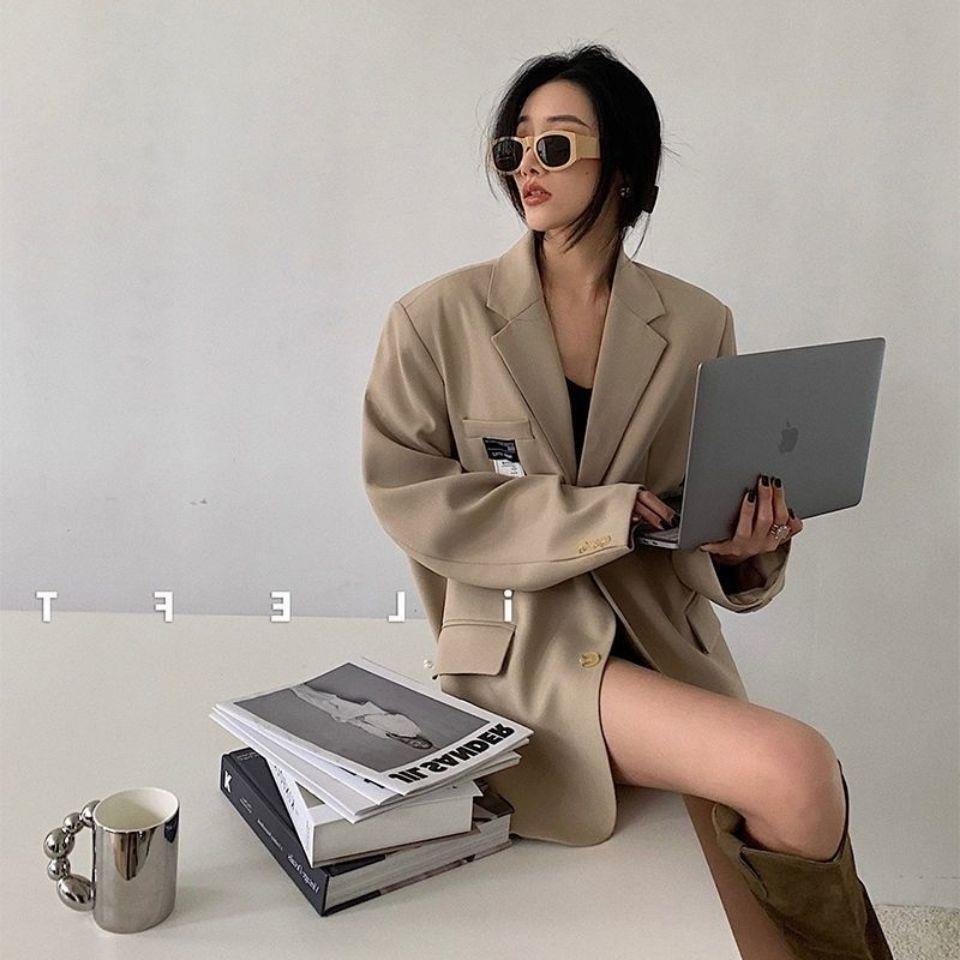 Áo khoác dáng dài rộng phong cách cổ điển thời trang thanh lịch cho nữ