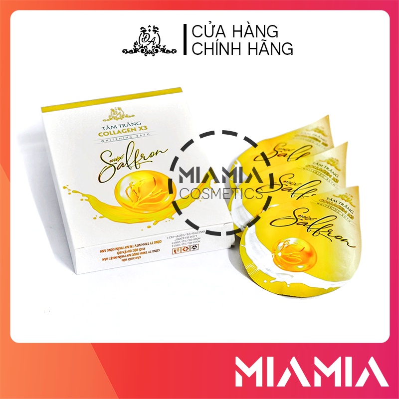 Tắm Trắng Saffron Collagen X3 Luxury tắm trắng da toàn thân chính hãng Mỹ Phẩm Đông Anh | WebRaoVat - webraovat.net.vn