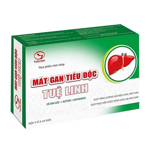 Mát Gan Tiêu Độc Tuệ Linh - hỗ trợ tăng cường chức năng gan, hạ men gan, phục hồi chức năng gan