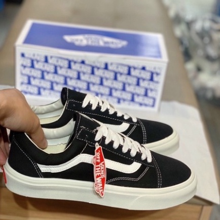 Giày Vans Đen trắng , Giày Vans Vault Da lộn Hàng chuẩn 1:1 dễ phối đồ