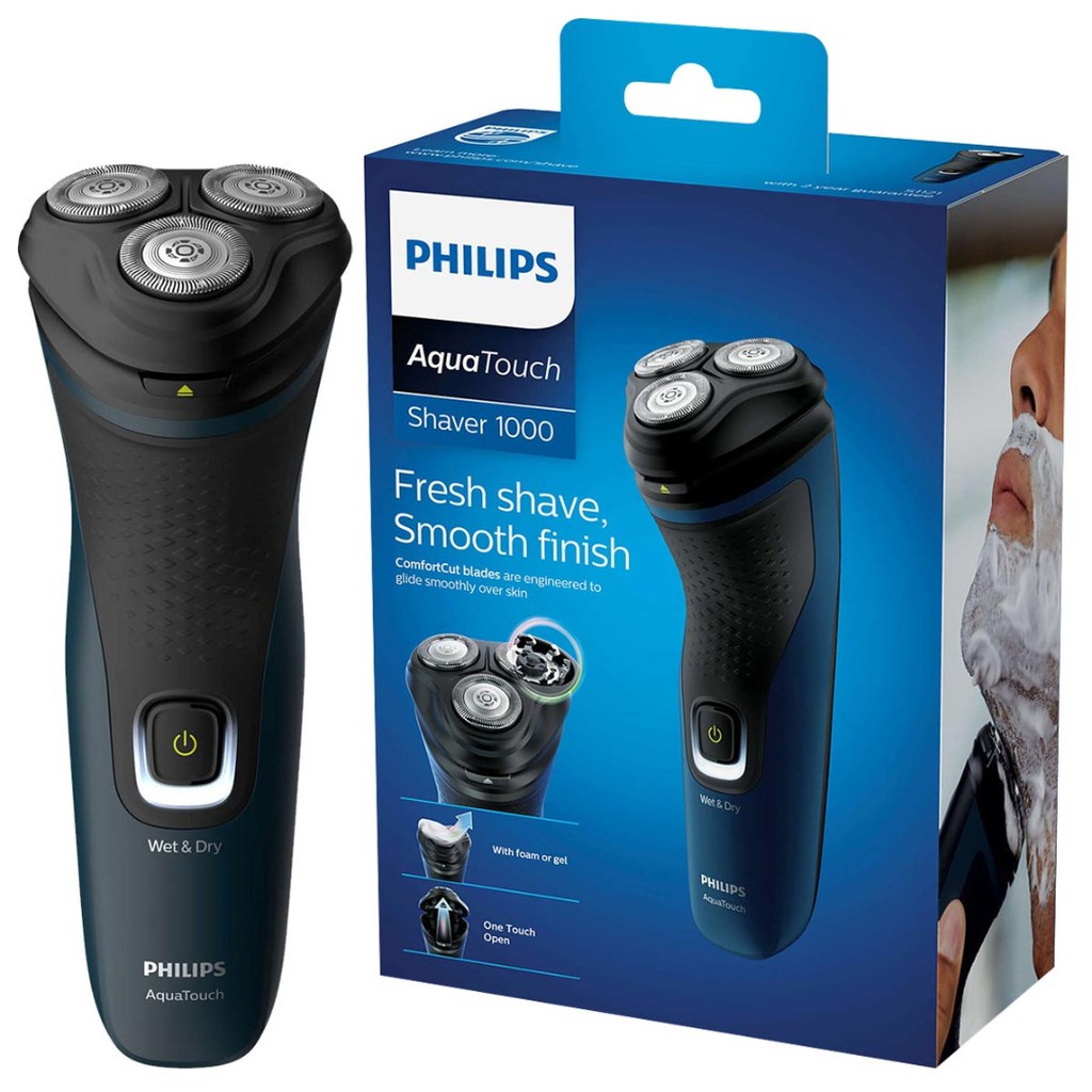 Máy cạo râu khô và ướt thế hệ mới Philips S1121