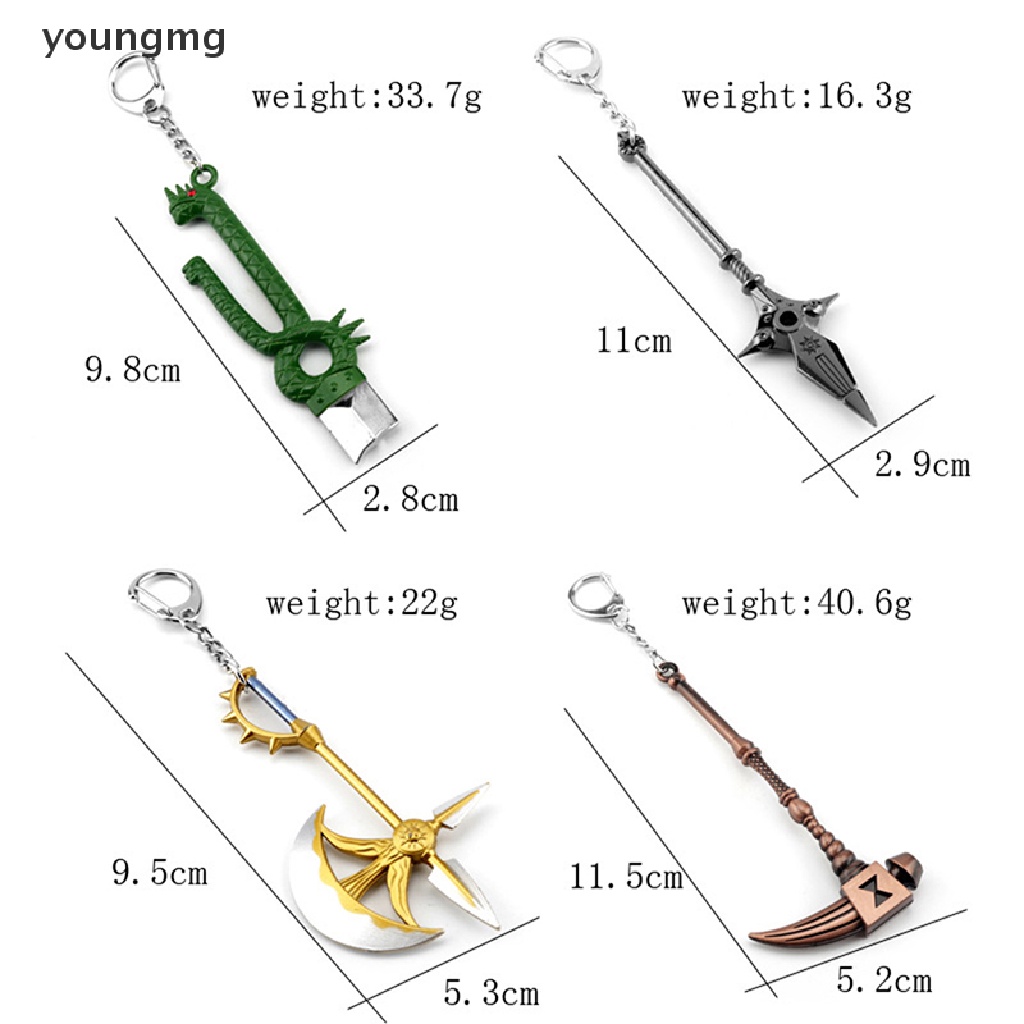 Móc khóa CAGJB kiểu Escanor Rhitta trong The Seven Deadly Sins