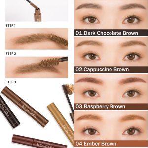 [Auth Hàn] Mascara Chân Mày Etude House Color My Brow Màu Nâu Đỏ 03 Red Brown - Mascara Chân Mày Etude House Màu Nâu Đỏ