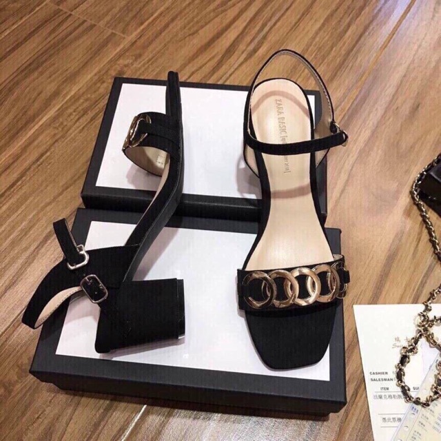 Sandal zara đai tròn