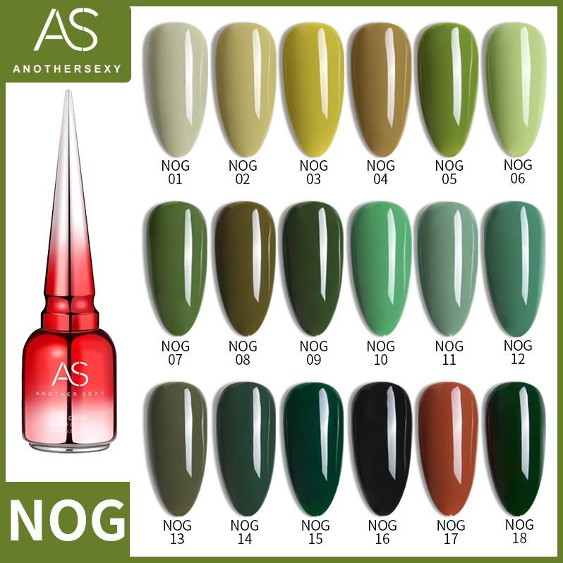 Sơn Gel AS vỏ đỏ Mã NOG( Cam Kết Chính Hãng - làm khô sơn gel bằng máy hơ uvled )
