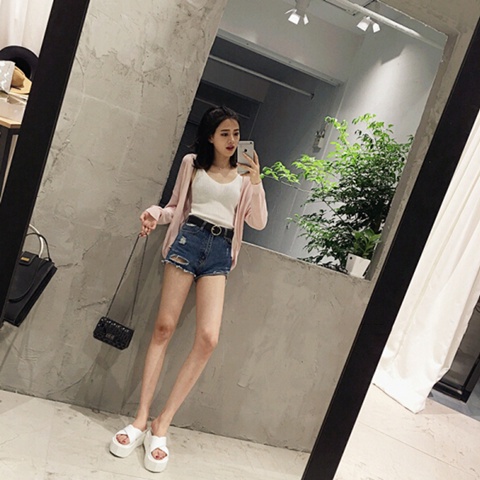 Dép Đế Dày Phong Cách Hàn Quốc Đơn Giản Thời Trang Mùa Hè Mới