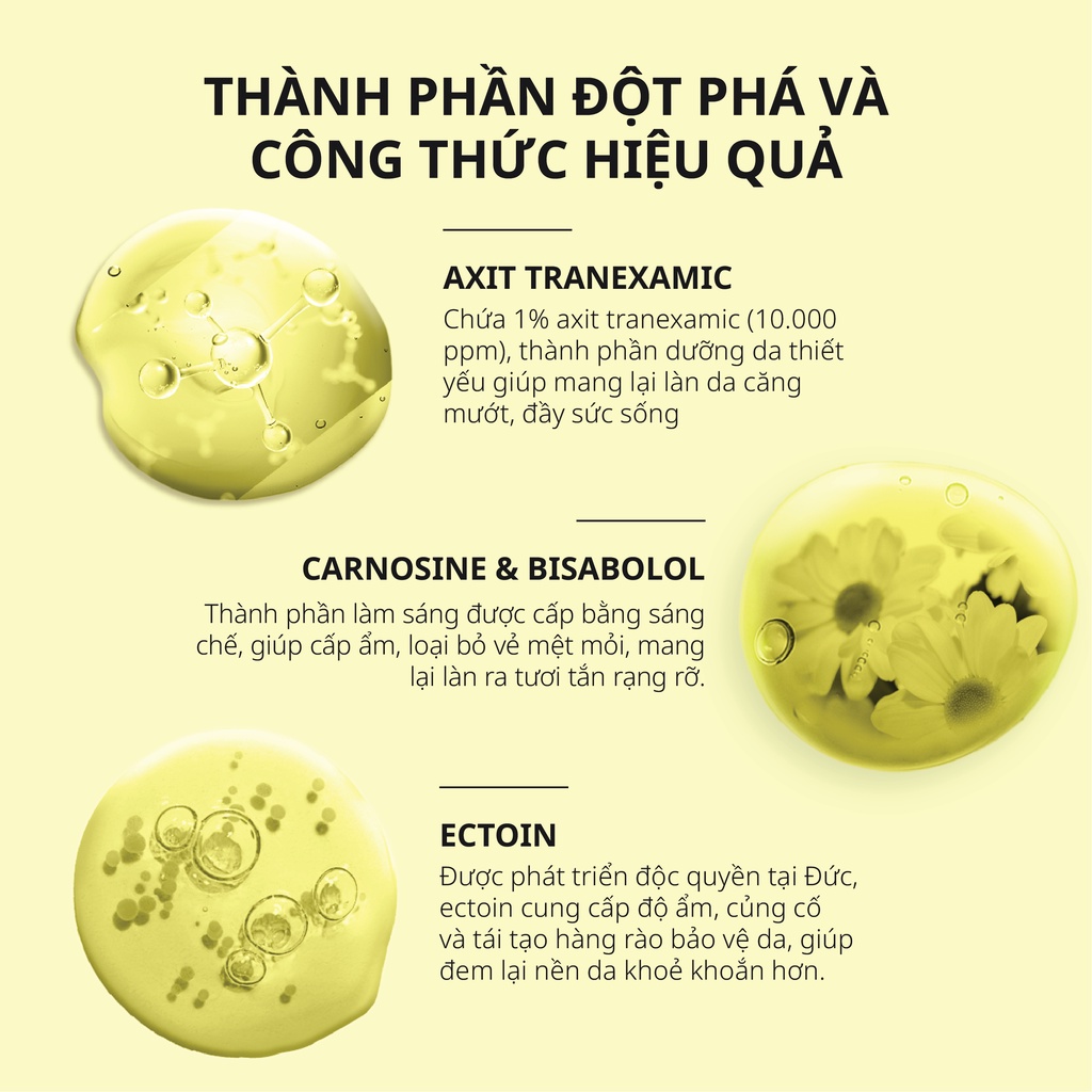 Tinh Chất Cô Đặc Mờ Thâm Nám &amp; Dưỡng Trắng AHC Ampoule Directory Tranexamic Solution 20ml