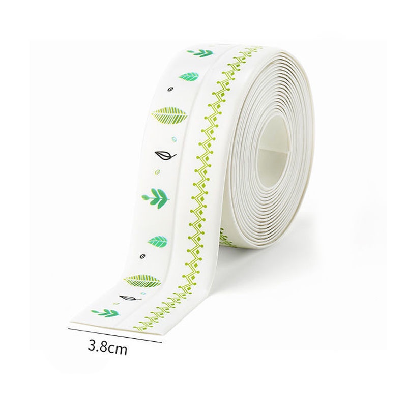 Cuộn dải dán viền tường bếp ga phủ kín tự dính chống thấm nước chống ẩm cho phòng tắm nhà bếp