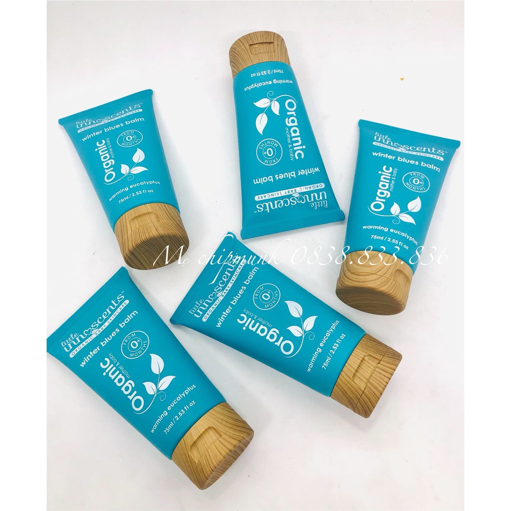 DẦU ẤM NGỰC ORGANIC LITTLE INNOSCENTS 75g CHO BÉ TỪ SƠ SINH👶