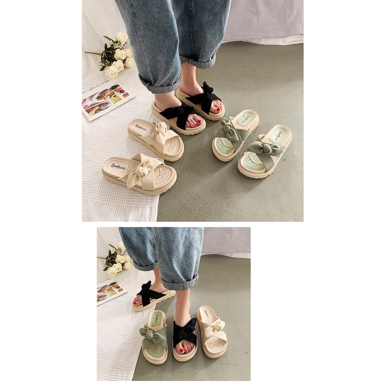 Dép Sandal Đế Dày Mềm Mại Thời Trang Mùa Hè Cho Nữ