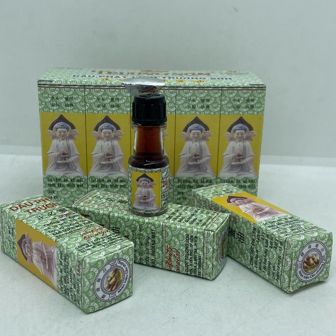 Dầu Gió Phật Linh Trường Sơn chai 1.5ml -5ml giảm cảm , ho, sổ mũi, đau nhức