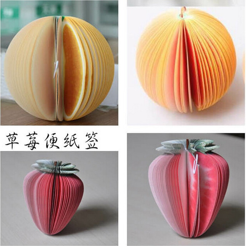 Giấy ghi chú hình dạng trái cây dễ thương phong cách Hàn Quốc quà tặng văn phòng phẩm cho trẻ em sinh viên
