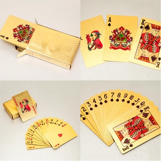(Combo 2 Bộ) Bộ Bài Mạ Vàng 24k