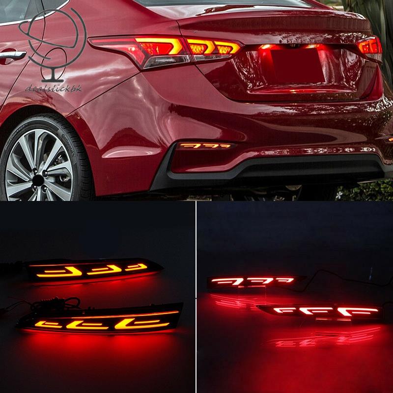 Đèn LED Phanh Phản Quang Gắn Đuôi Xe Hơi Hyundai Accent 2017-2019