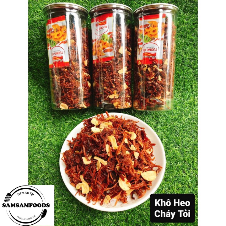 Heo khô cháy tỏi siêu ngon Tiệm Ăn Vặt Sam Sam