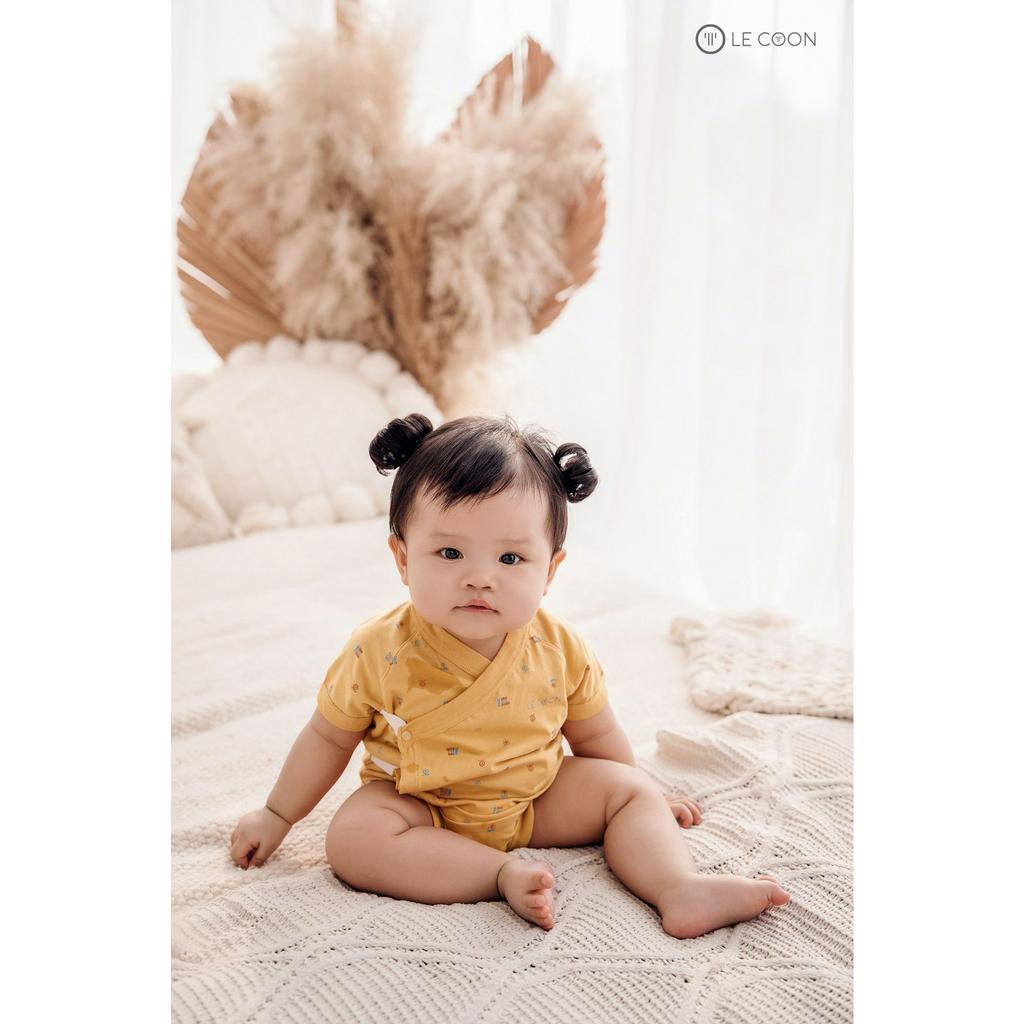 LE COON | Bodysuit Cúc bấm cộc tay | COOL | 0 - 12 tháng