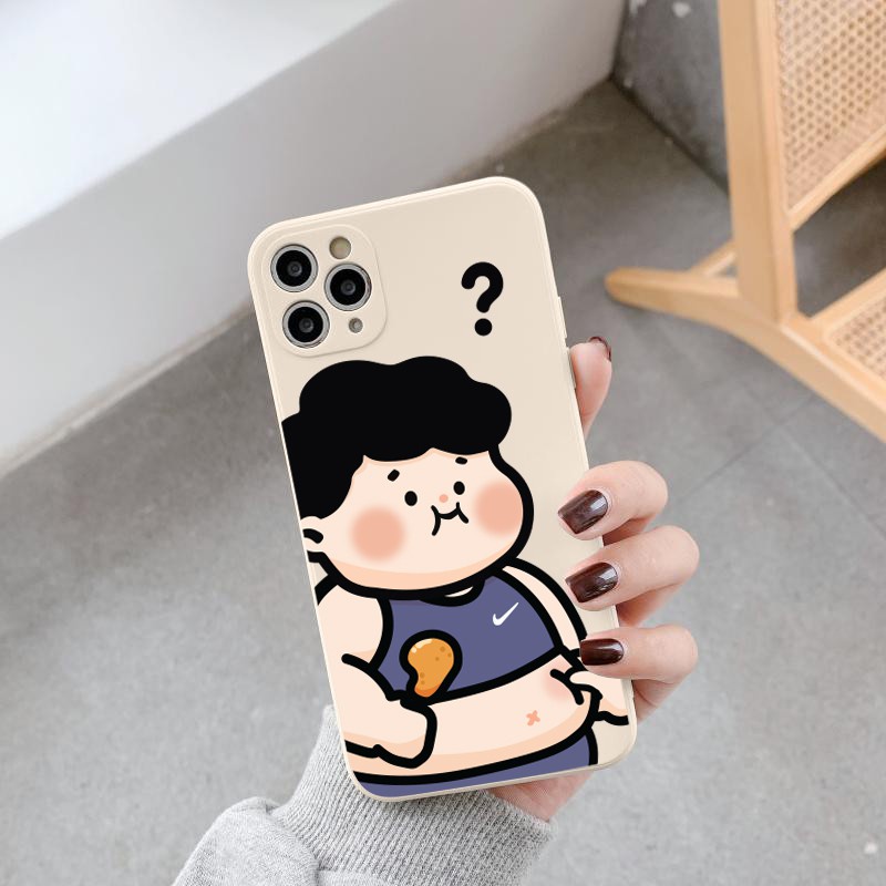 Ốp lưng iphone cạnh vuông ốp iphone fat couple 6/6plus/6s/6splus/7/7plus/8/8plus/x/xr/xs/11/12/pro/max/plus/promax E93