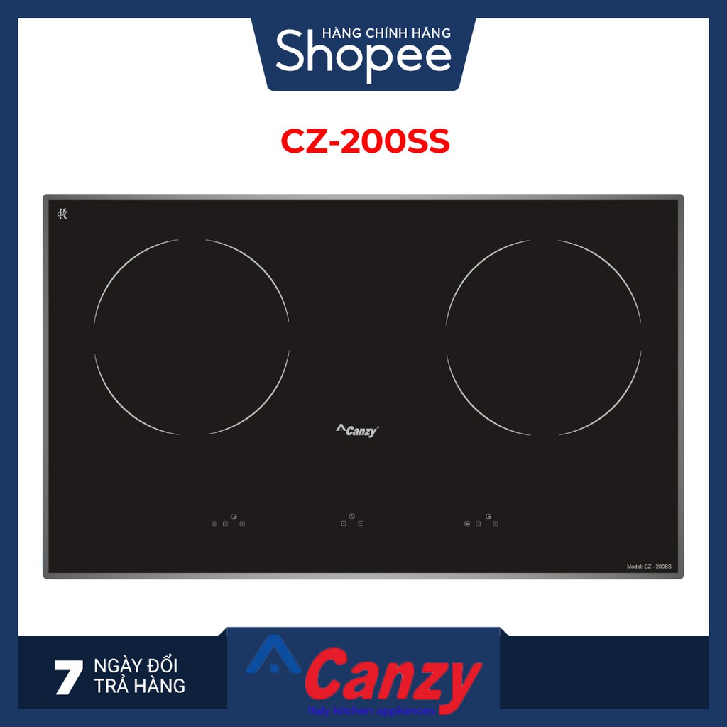 Bếp từ đôi cảm ứng CANZY CZ-200SS