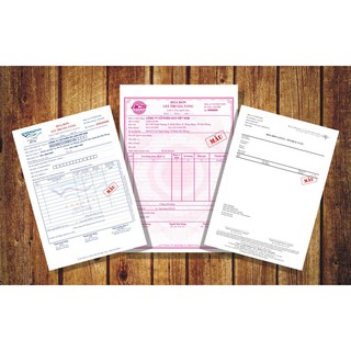 Combo card visit và hoá đơn A6