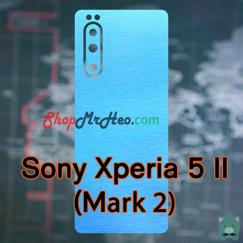 Dán Skin Màu Mặt Sau Lưng Nhôm Xước Sony Xperia 5 - Sony 5 II  - Sony 5 III