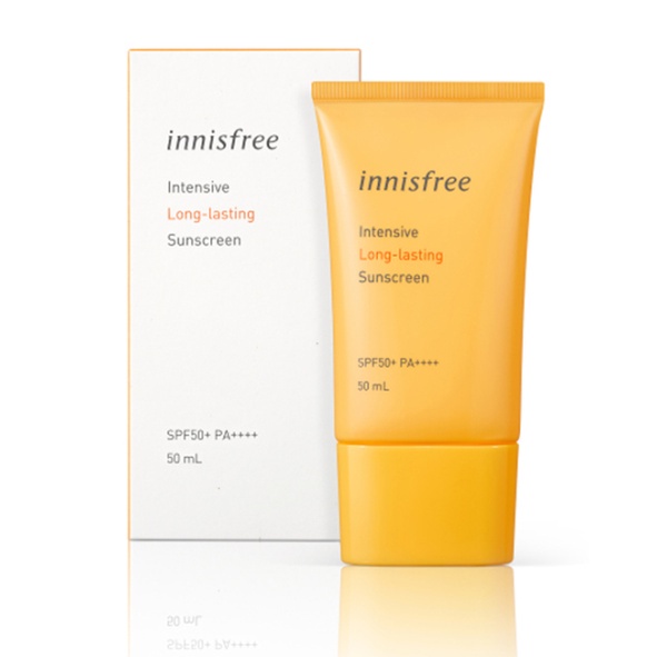 KEM CHỐNG NẮNG LÂU TRÔI INNISFREE INTENSIVE LONG LASTING/ANTI POLLUTION SUNSCREEN SPF50+ PA++++ 50ML