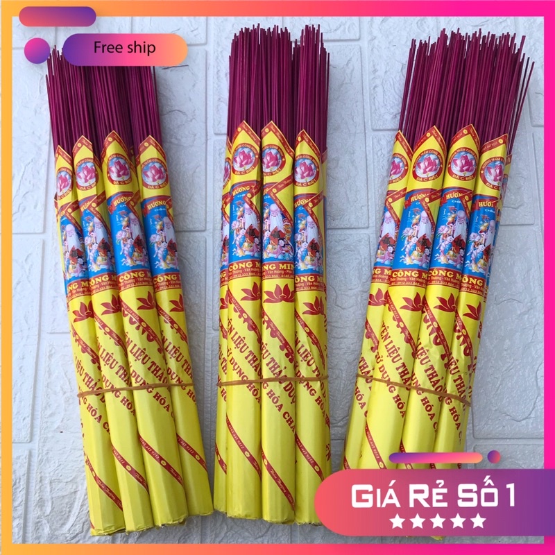 Nhang Thảo Mộc Sạch Hương Học kích thước 42cm 320cây/1bó
