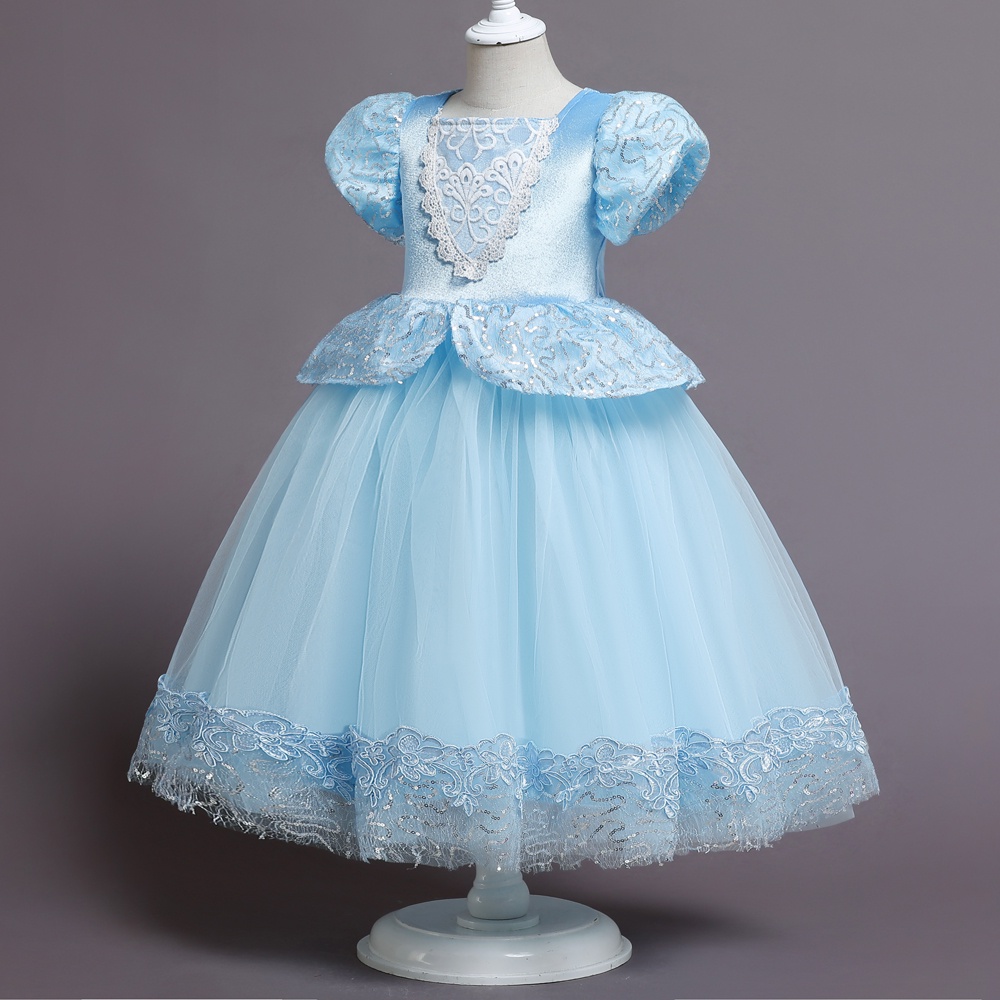 Trang phục công chúa Cinderella NNJXD dự tiệc tùng lễ hội hóa trang cho bé gái