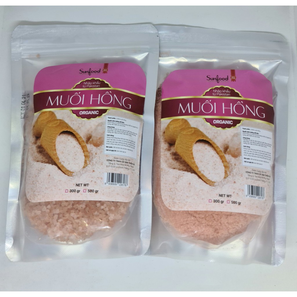 Muối Hồng Organic 500g