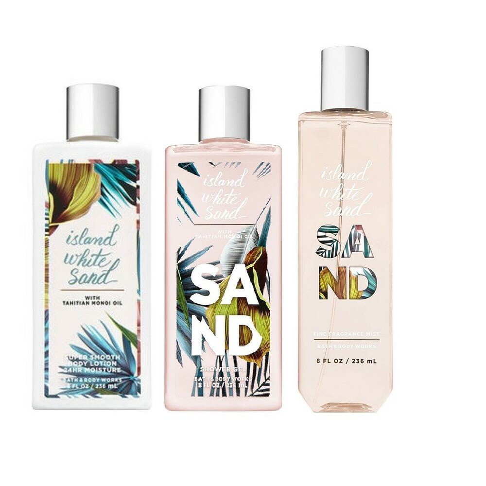 Dưỡng thể giữ ẩm da Bath &amp; Body Works Island White Sand body lotion 236ml (Mỹ)