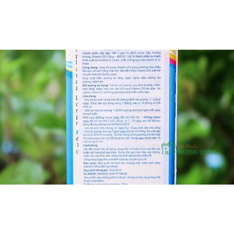 Vitamin D Cho Bé Pediakid Vitamin D3 - Tăng Cường Hấp Thu Canxi, Phòng Chống Còi Xương Và Tăng Sức Đề Kháng