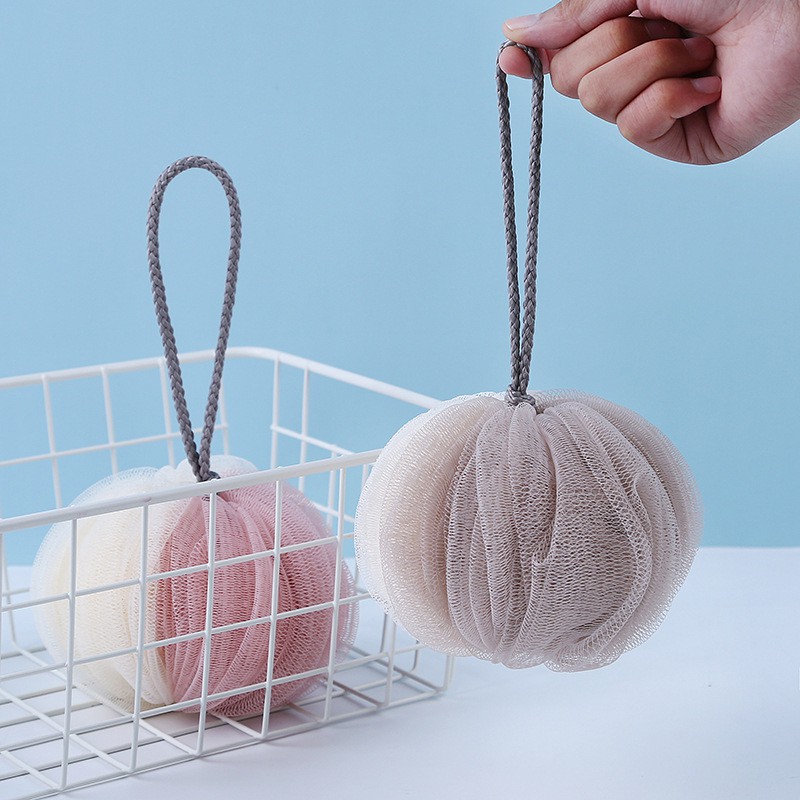 [Mua 2 tặng 1] Bông tắm tròn cao cấp PE/ Bath Sponge/ Bath pouf