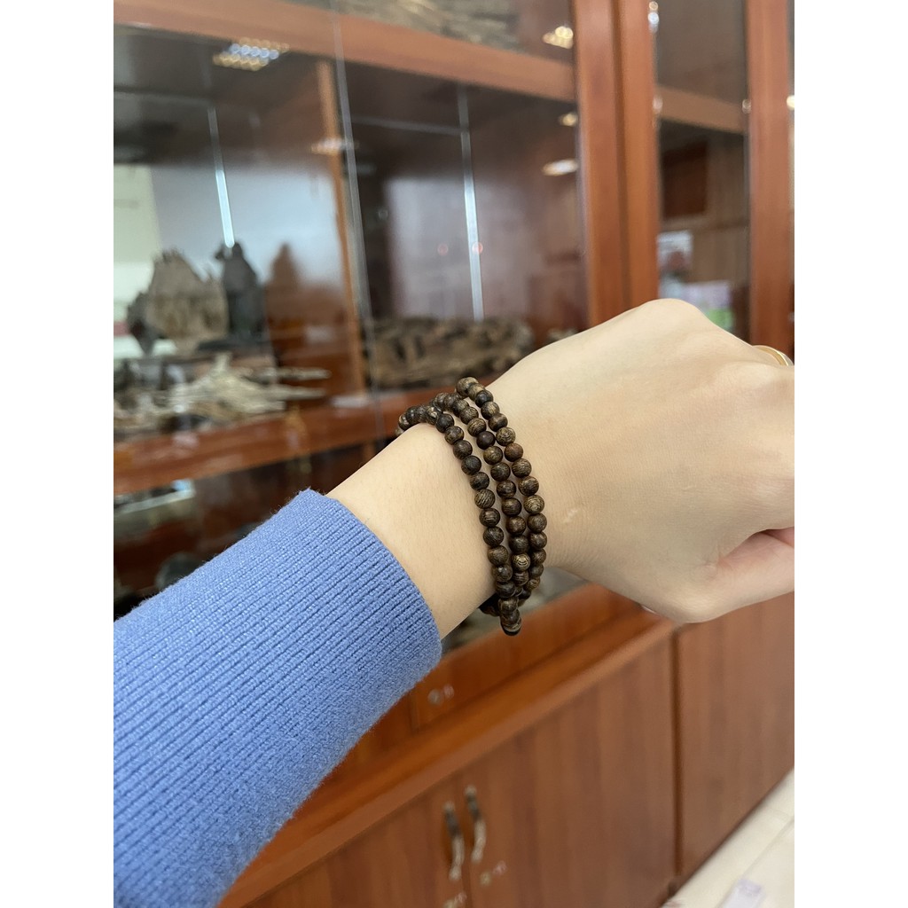 VÒNG TAY TRẦM HƯƠNG Hàng Indo CHÌM Lửng(50%)