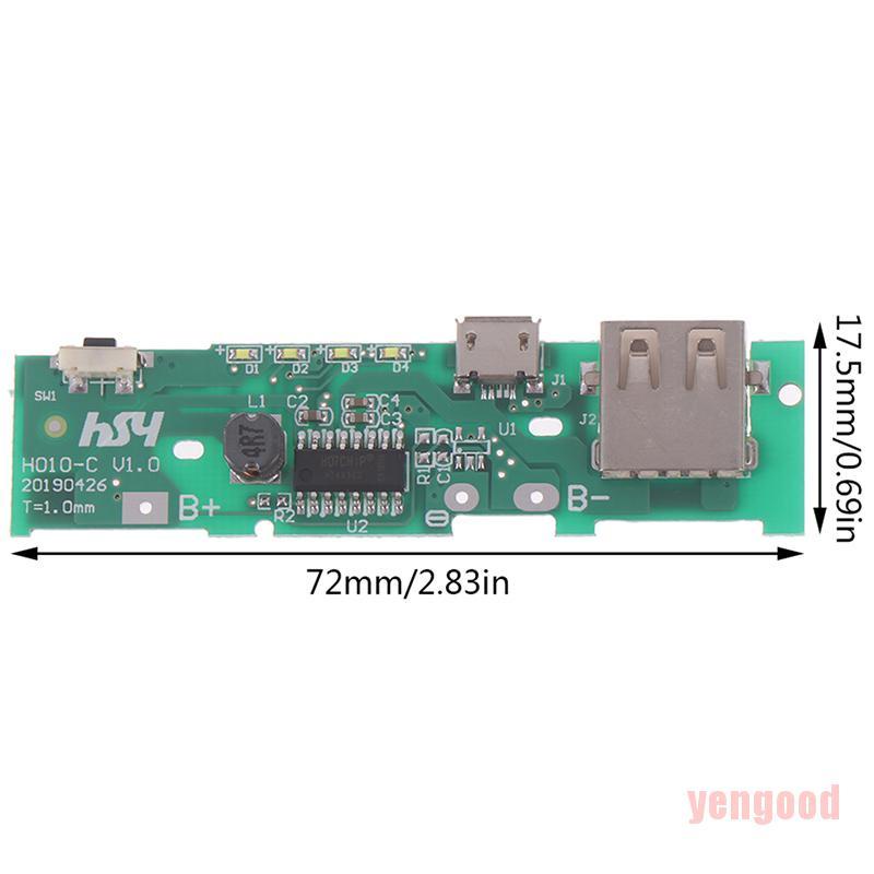Bộ Sạc Pin Dự Phòng Tự Lắp Ráp 5v 1a 18650 Cho Điện Thoại Di Động