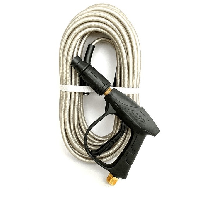 Bộ 10m - 15m - 20M - 30M dây rửa xe áp lực cao và súng xịt ( ren 22mm - 22mm )