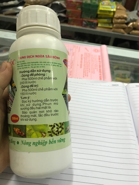 Dung dịch thảo mộc trừ sâu cho Lan, hoa và các loại cây cảnh
