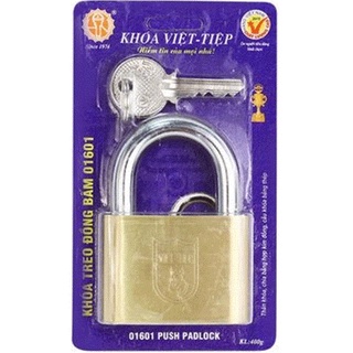 Khoá treo đồng bấm Việt tiệp 01601